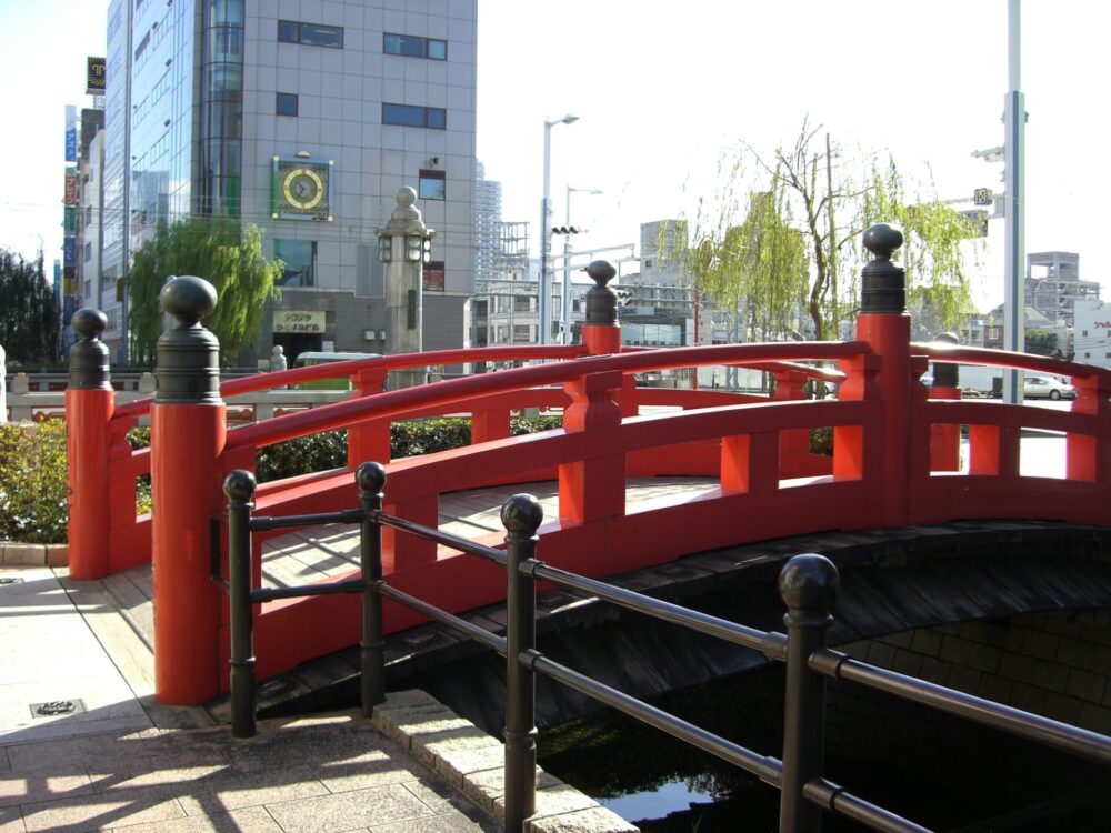 はりまや橋公園内にあるはりまや橋