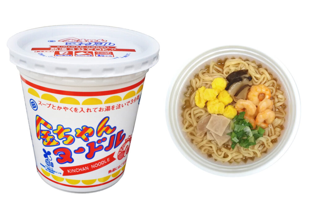 おなじみのカップ麺 金ちゃんヌードル