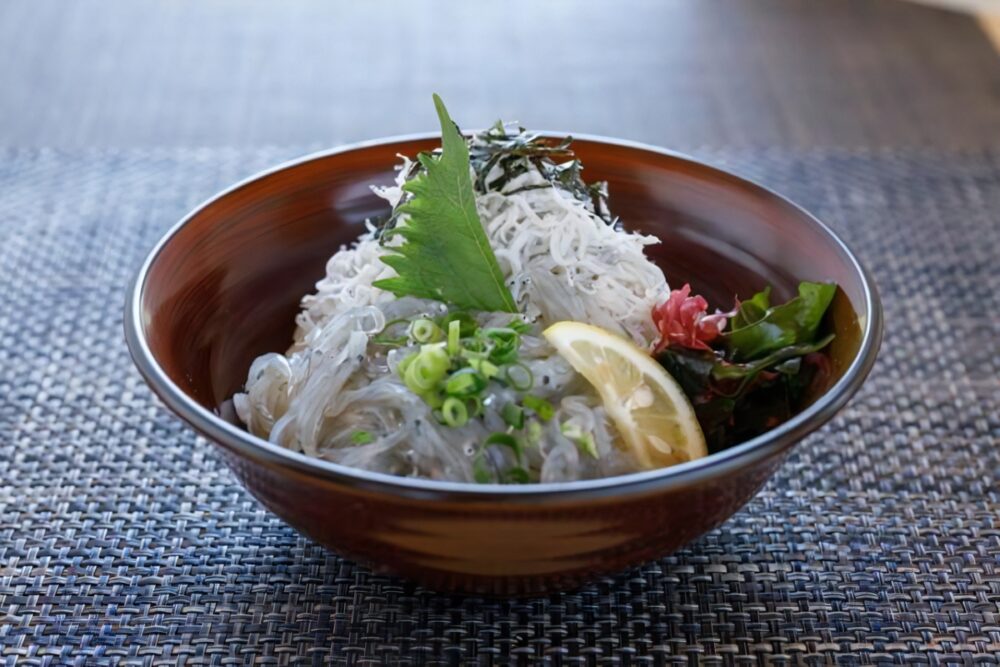 佐田岬半島特産のシラス丼