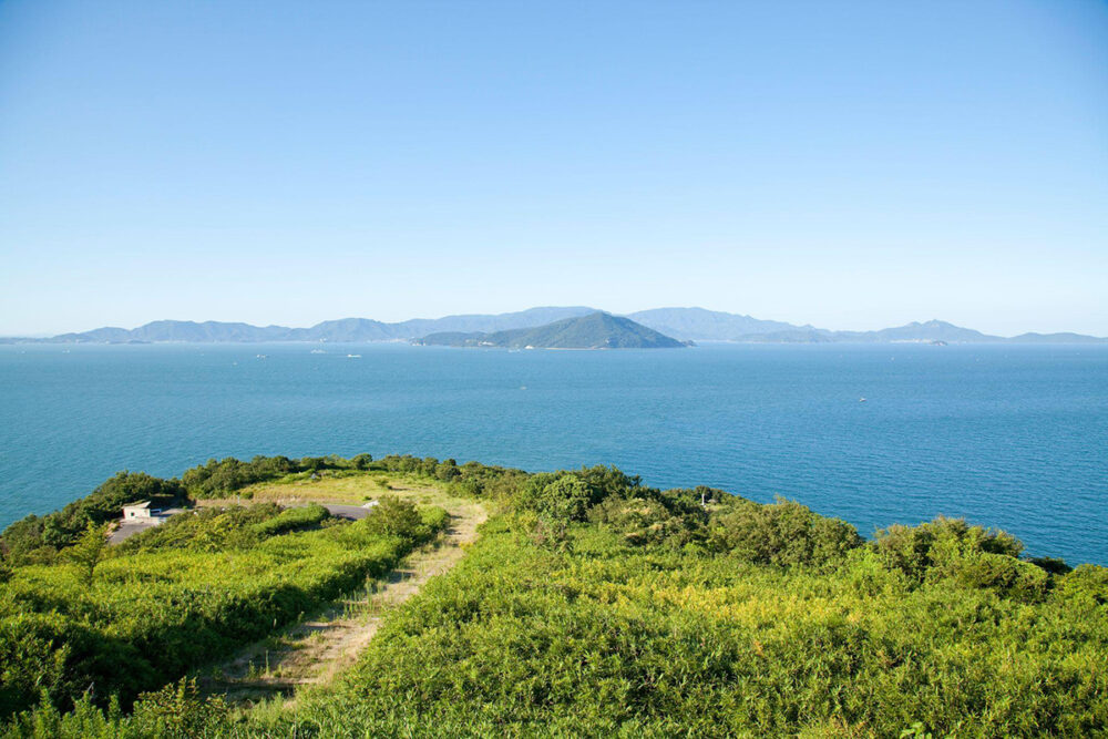 瀬戸内海を一望できる大串自然公園