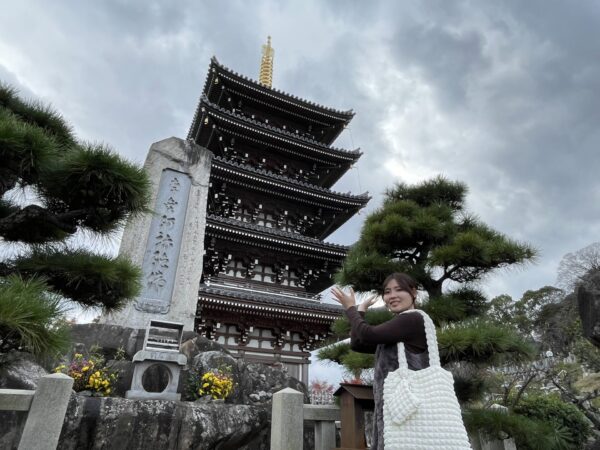 法然寺五重塔の景観