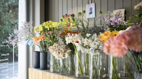 tutiruの店内で販売されているお花