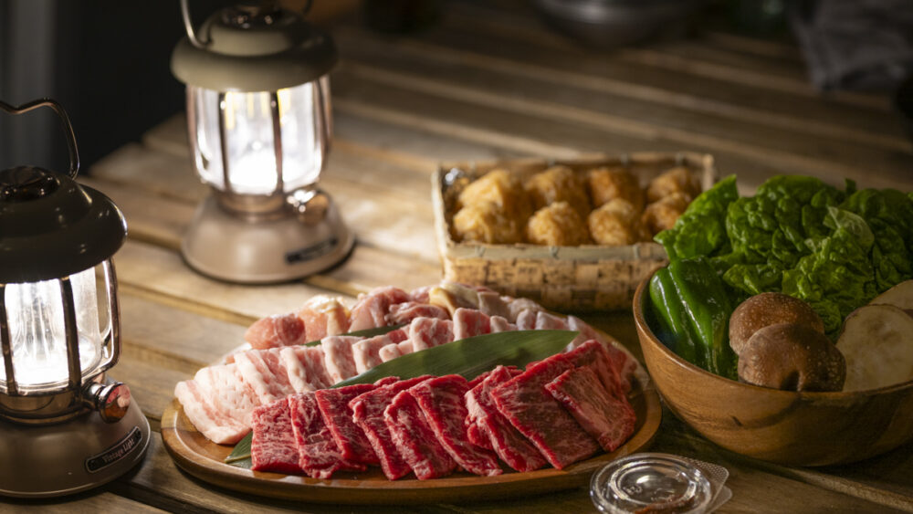 阿波スペシャルコースでBBQ