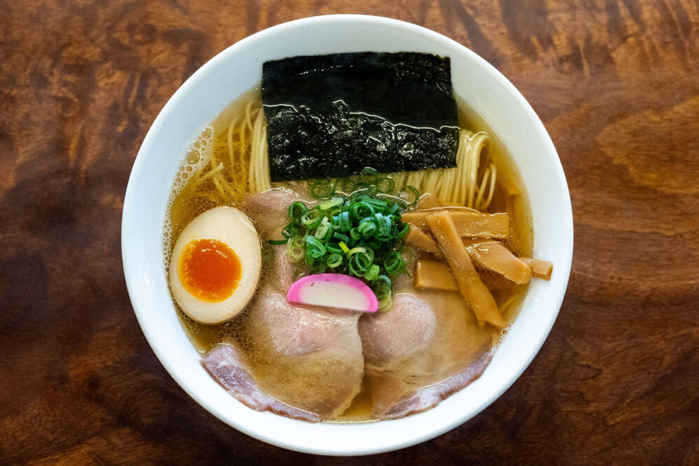 看板メニューの「伊吹そば」