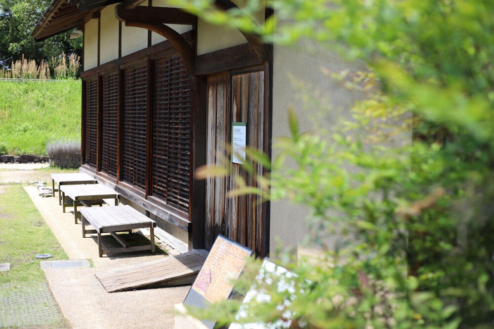 公園内に再現された武家屋敷