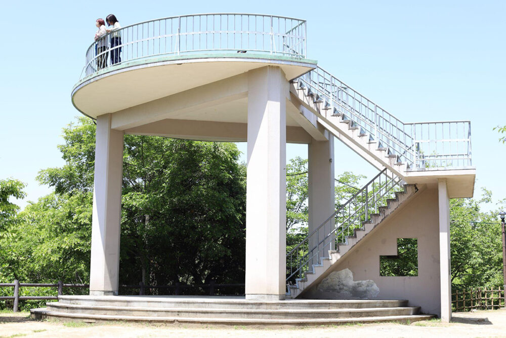 山頂の展望台