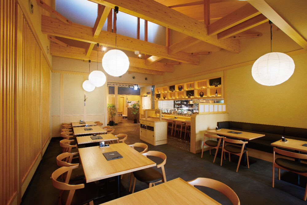 かどや本店の内観