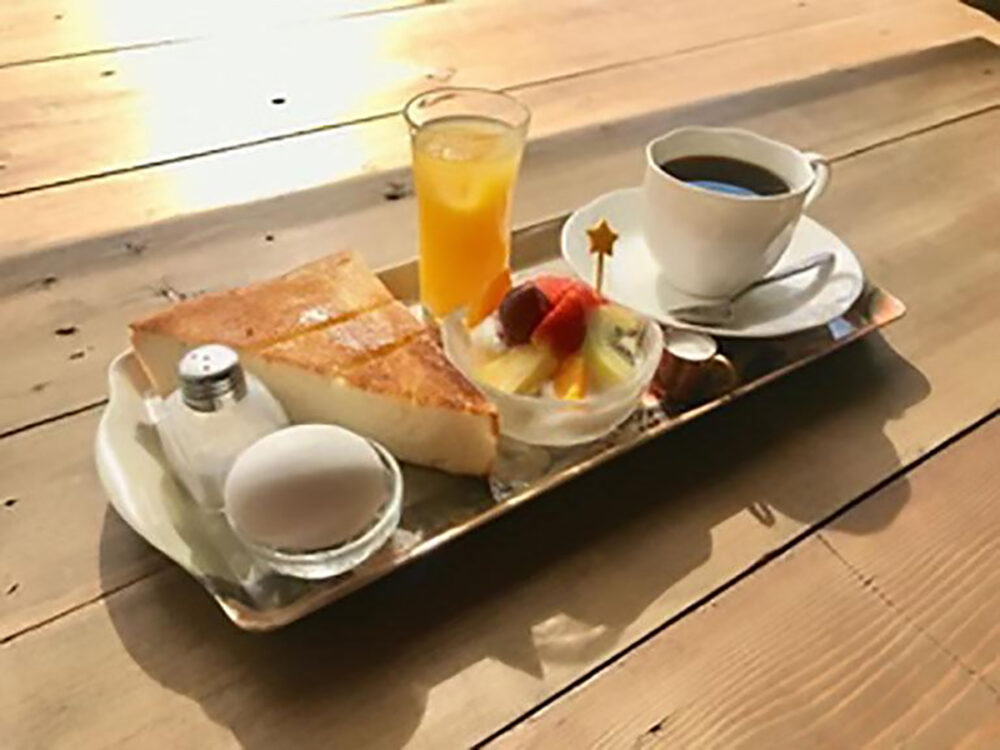 「ヨーロピアン珈琲 長崎屋」のモーニング