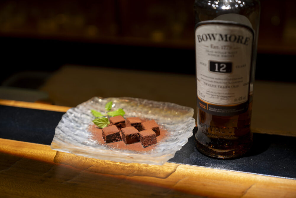 自家製の生チョコレート