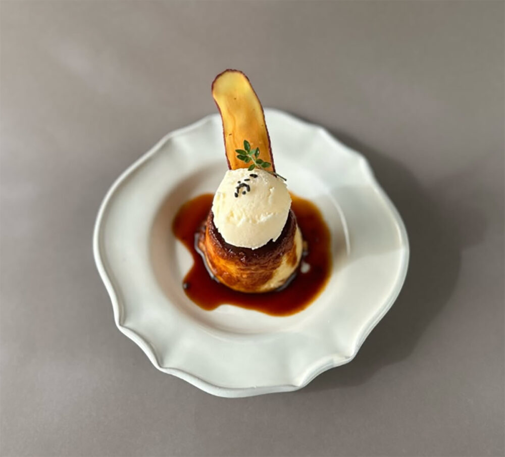natural cafe やどり菜。のさつまいもプリン