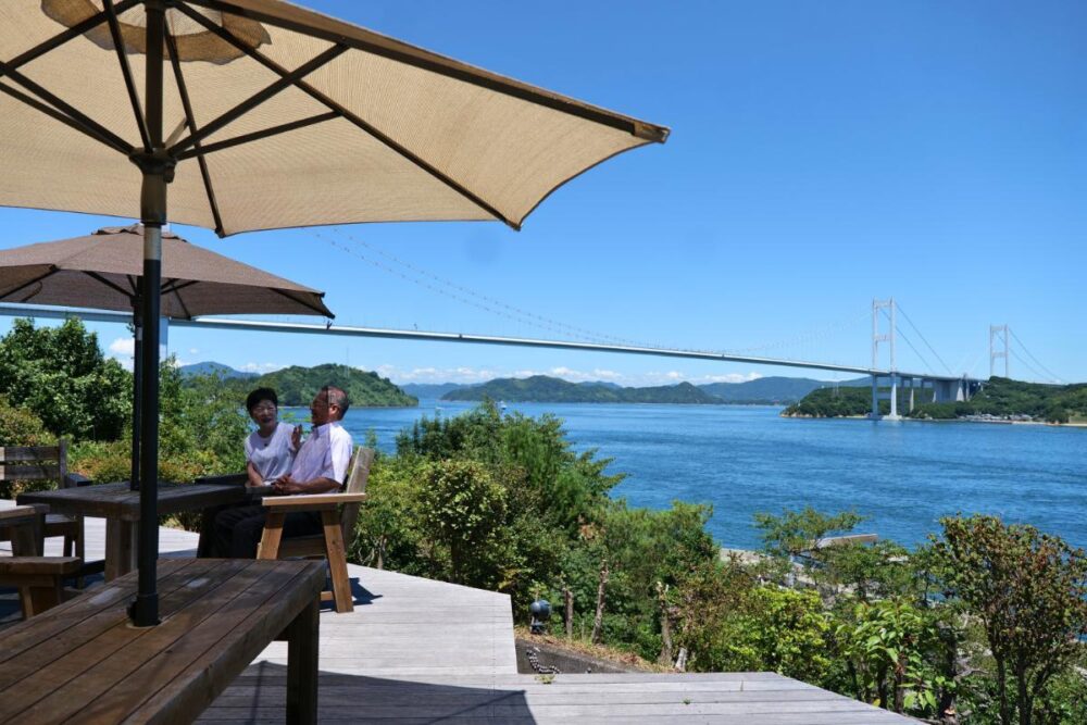 しまなみ海道の絶景と小島ご夫婦
