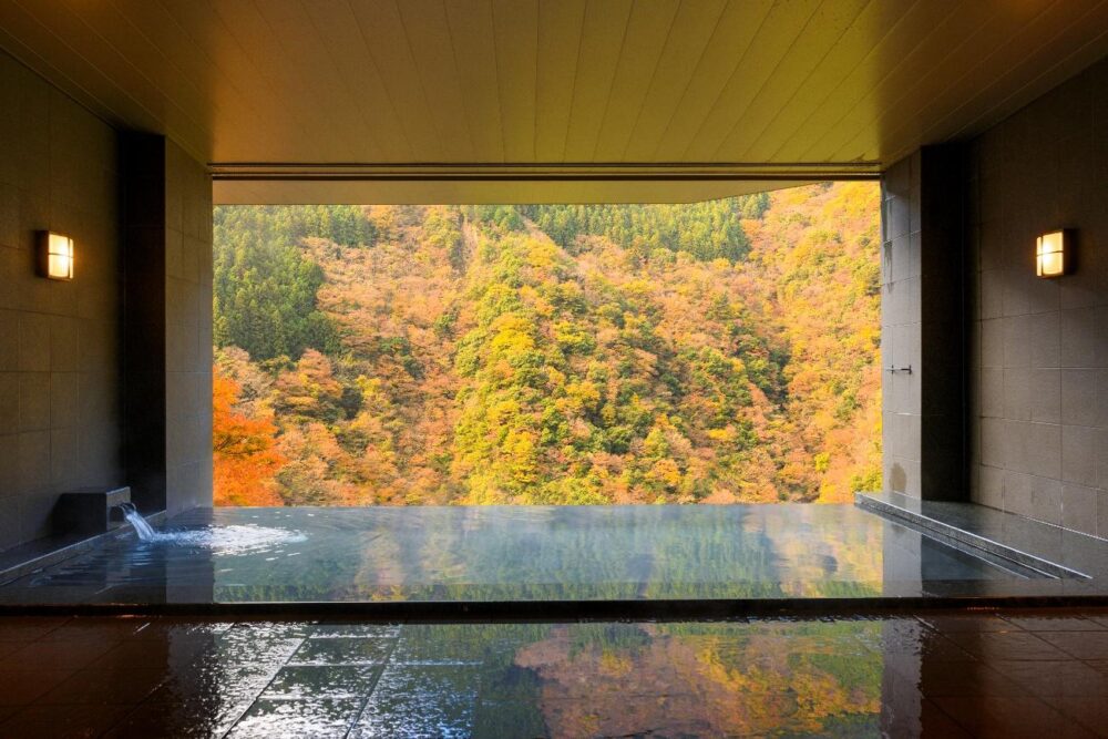 和の宿 ホテル祖谷温泉の展望風呂（男湯）