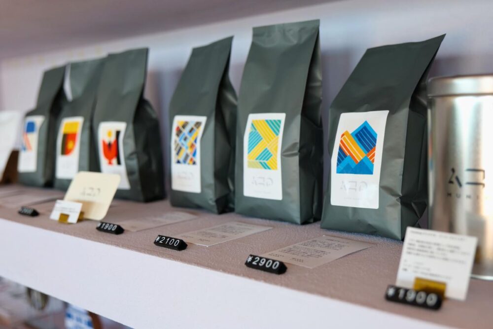 ｍunimal cafeの自家製焙煎コーヒー豆