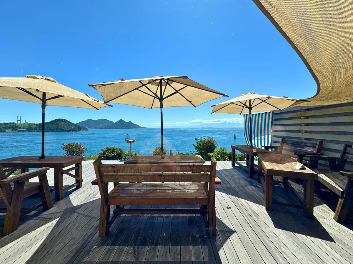 「海のみえるカフェ」のデッキから見る景色