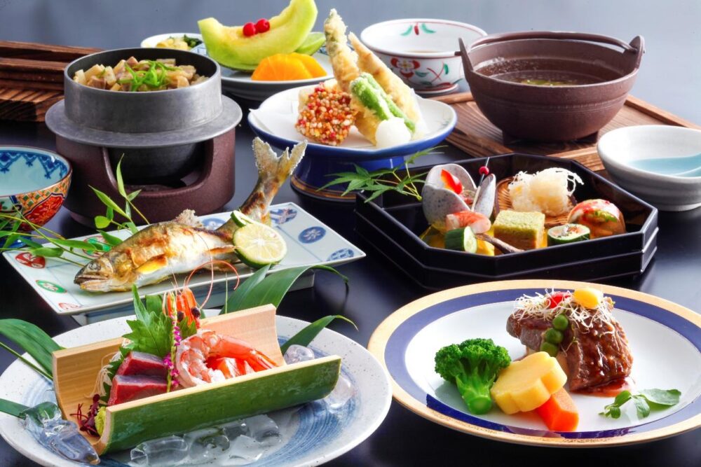 ブルーヴィラあなぶき料理