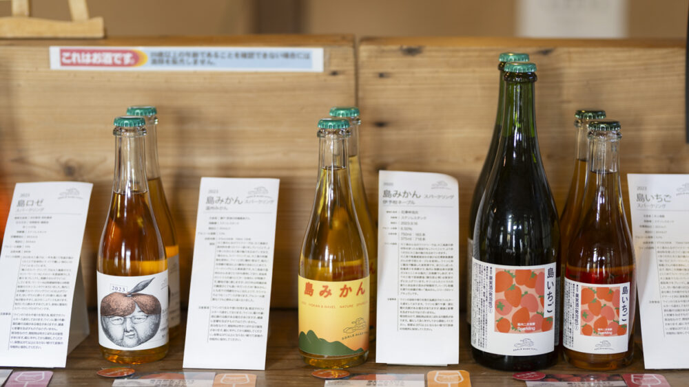 ミカンとイチゴの果実酒