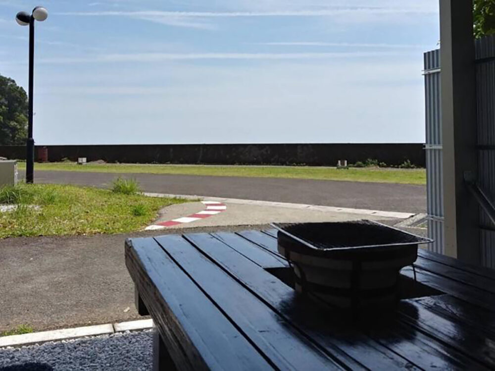 開放感あふれるBBQスペース