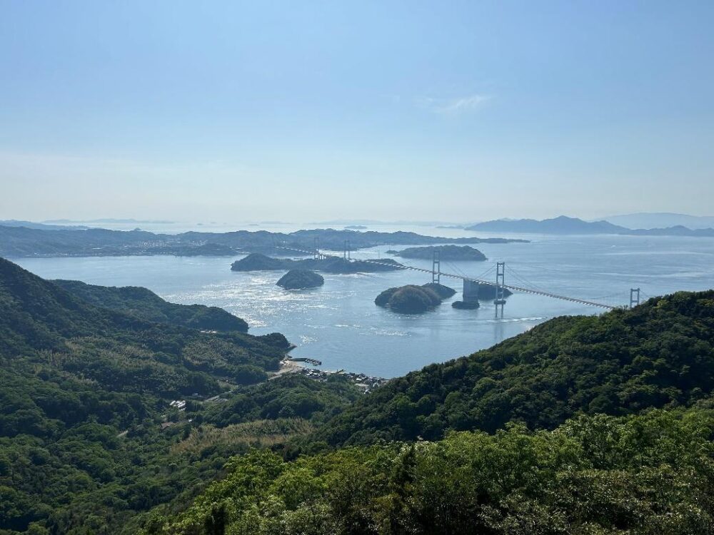 今治大島「亀老山展望公園」から見たしまなみ海道