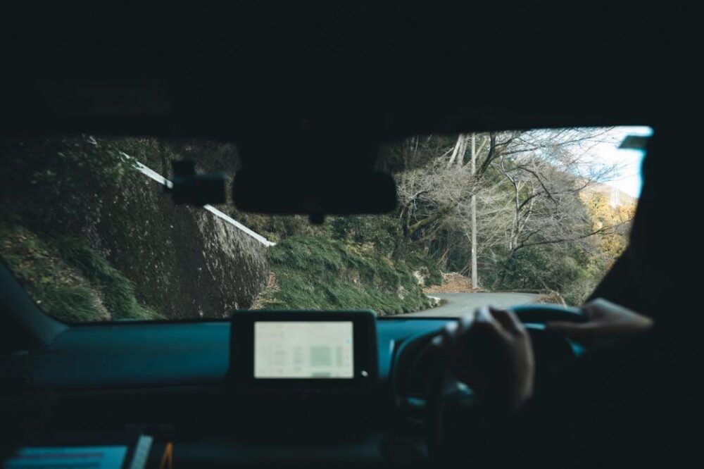 永渕神社を目指して進む