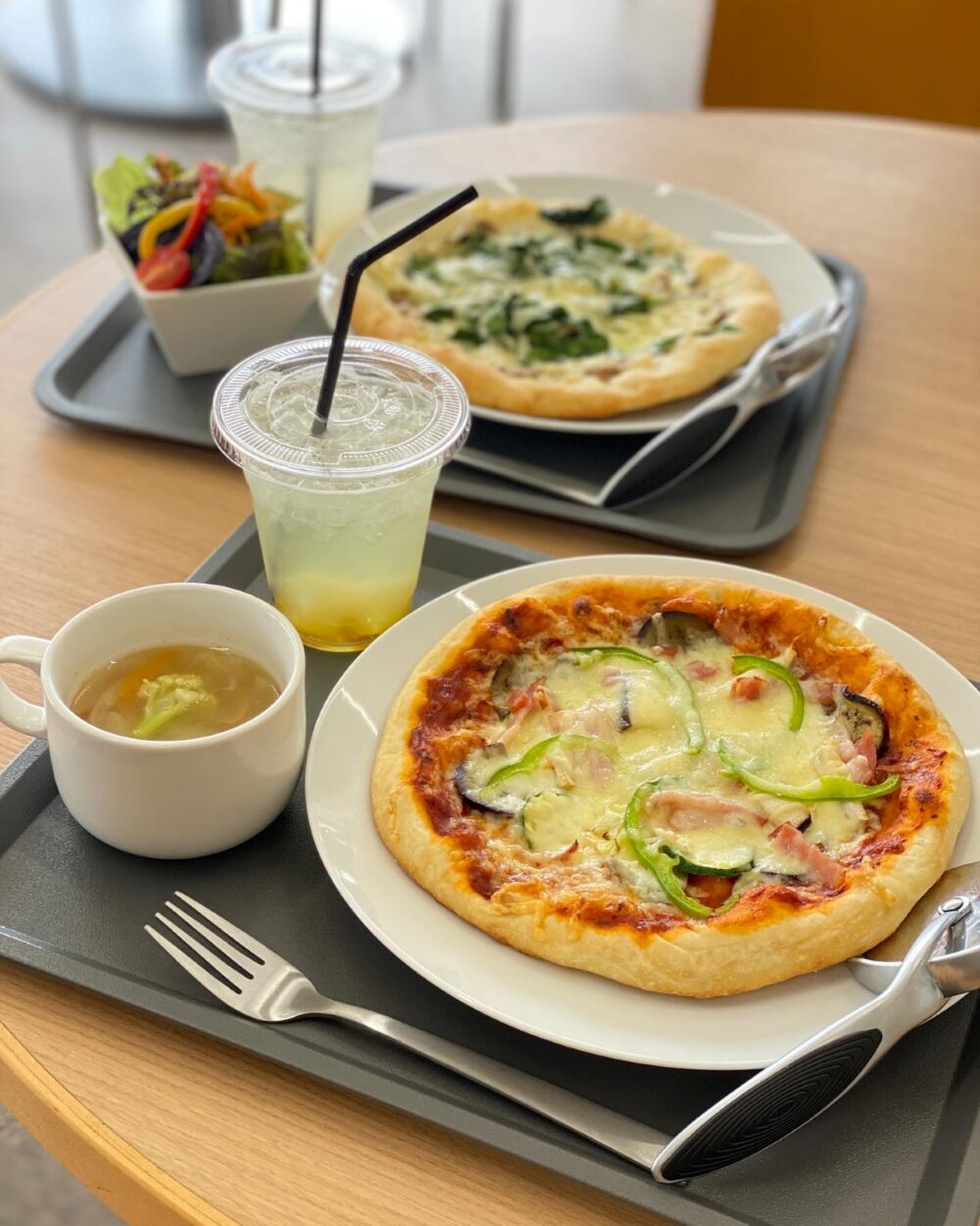 道の駅みまの里のピザランチ