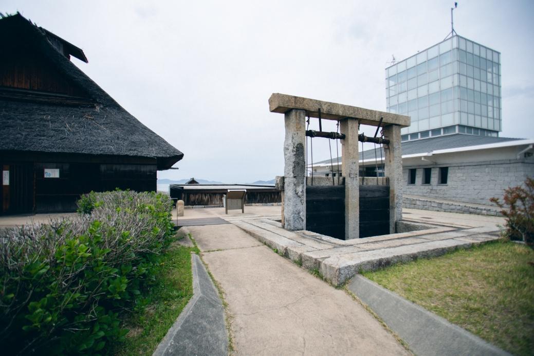 宇多津臨海公園にある「うたづ海ホタル」の施設