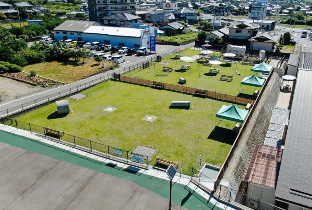道の駅みまの里併設のドッグラン