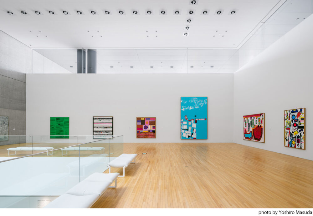 丸亀市猪熊弦一郎現代美術館の常設展の展示の様子