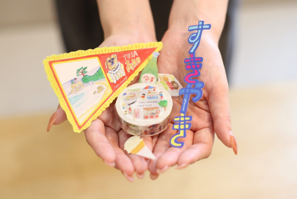 PAPER MESSAGEのステッカーやマスキングテープ