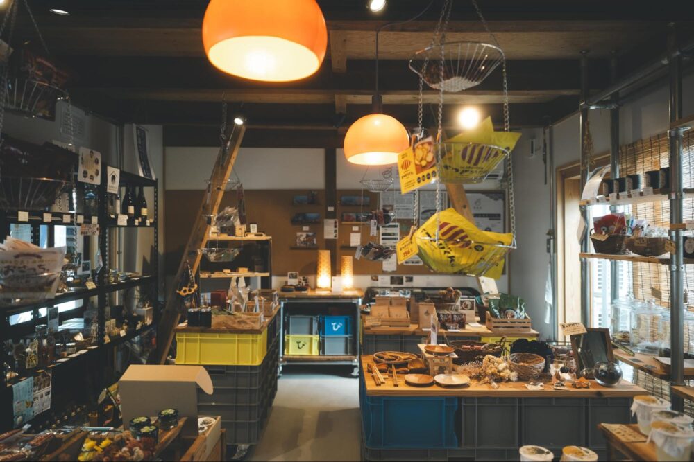 「日和佐日和」の店内