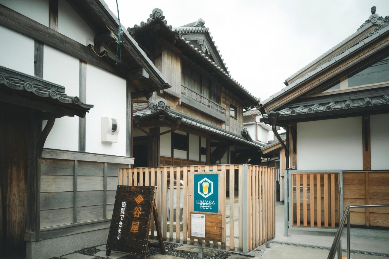 谷屋の敷地内にある「日和佐ビール」の拠点