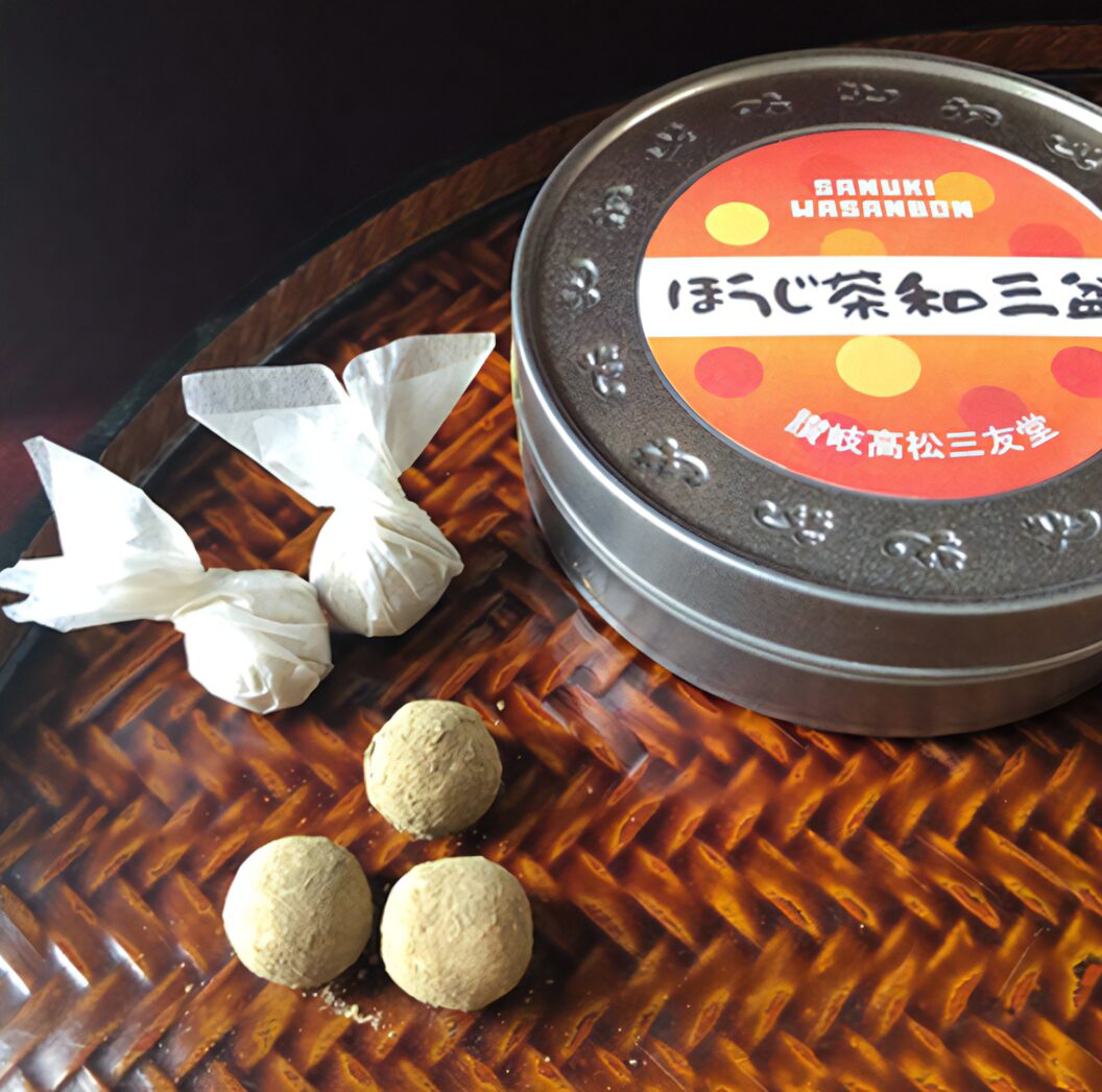 かがわ物産館 栗林庵で購入できるほうじ茶和三盆