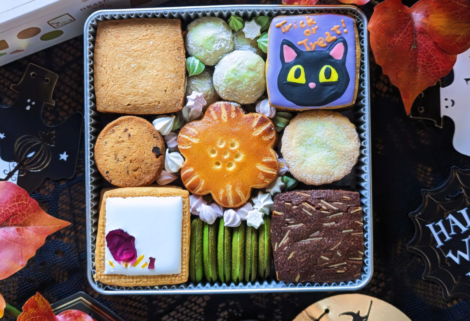 おかしの時間 ハロウィンのクッキー缶