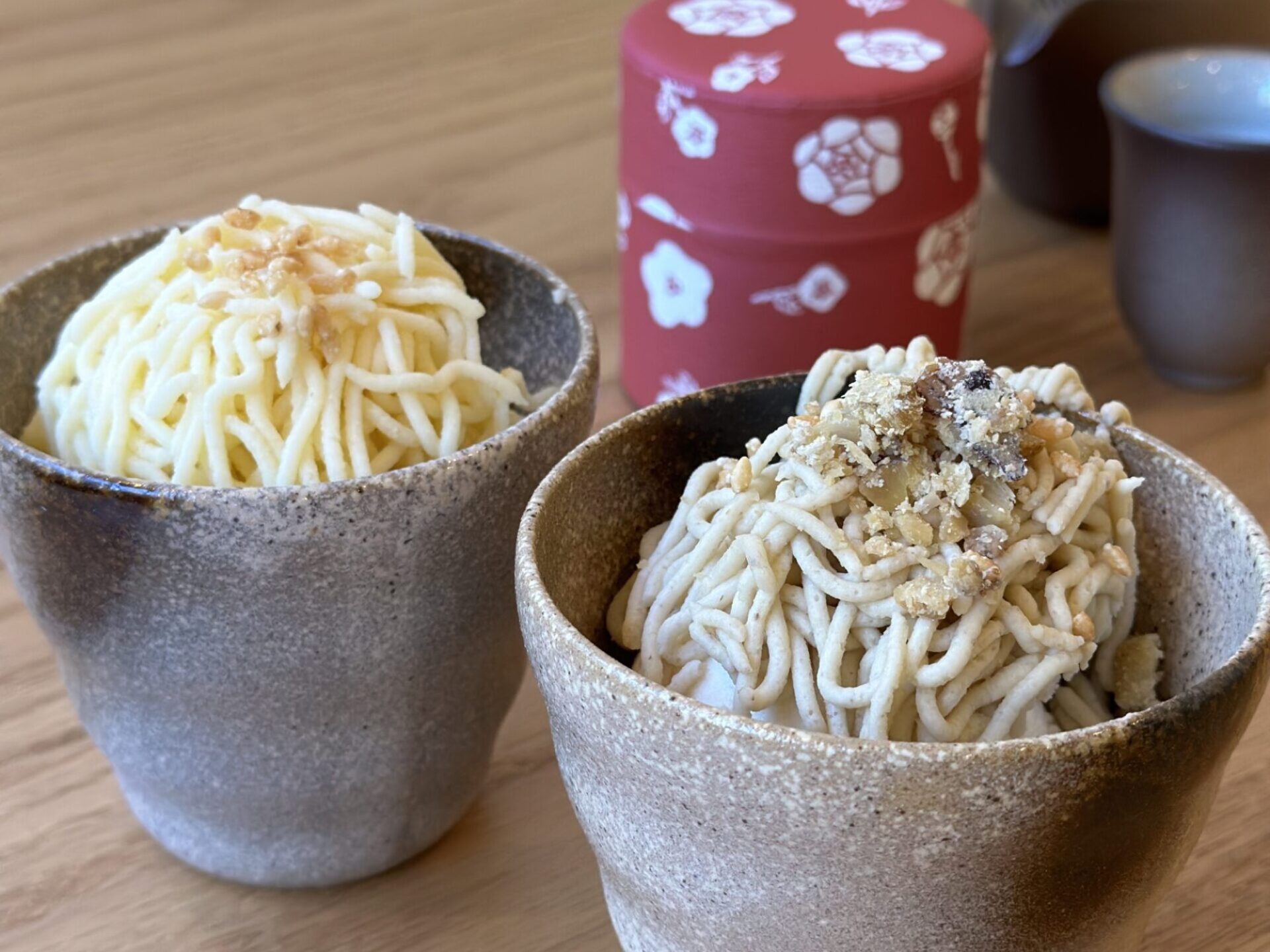 和栗カフェいちじゃもの「アイスで食べるモンブラン」