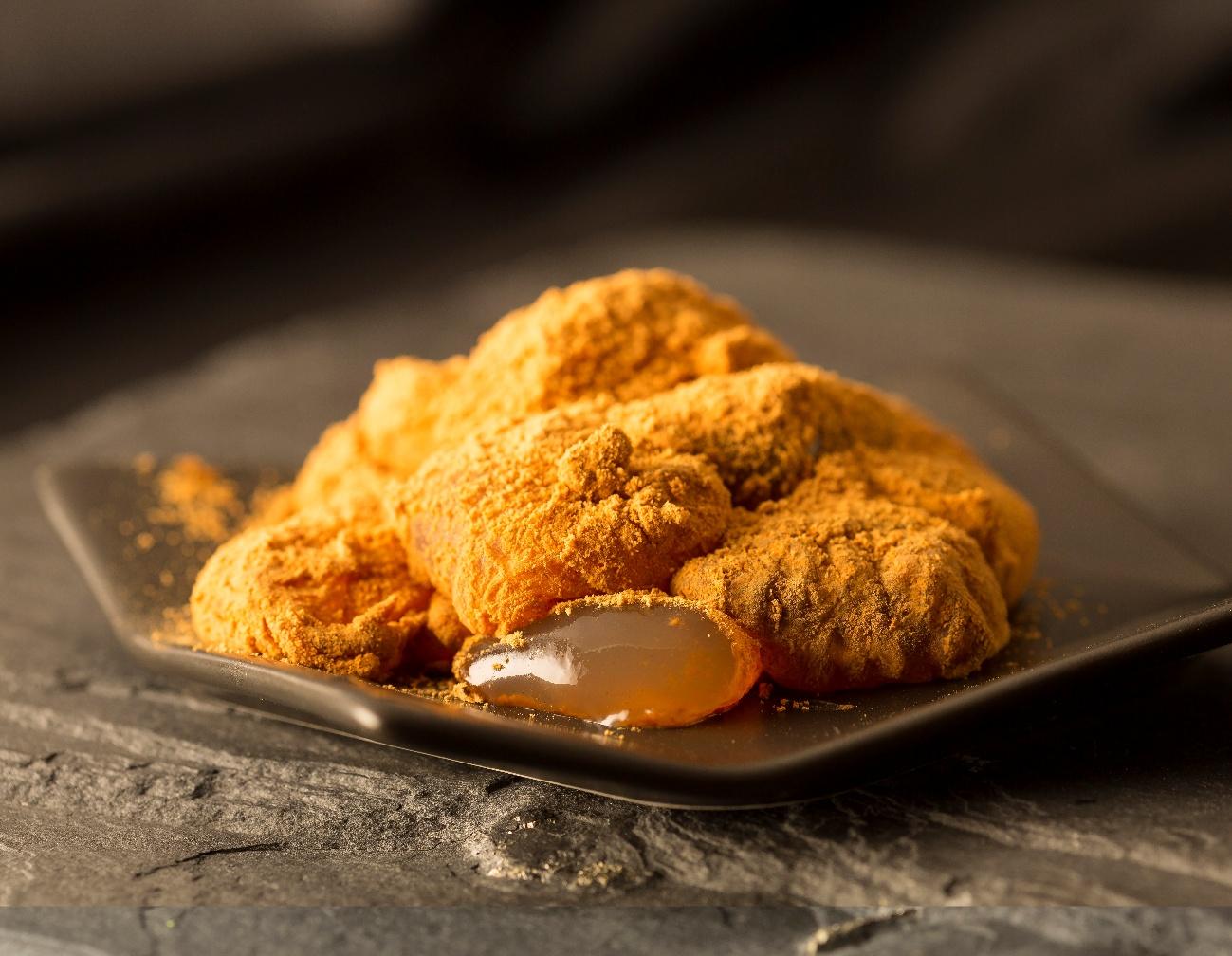 松風庵かねすえの「特製名菓わらび餅」(アップ)