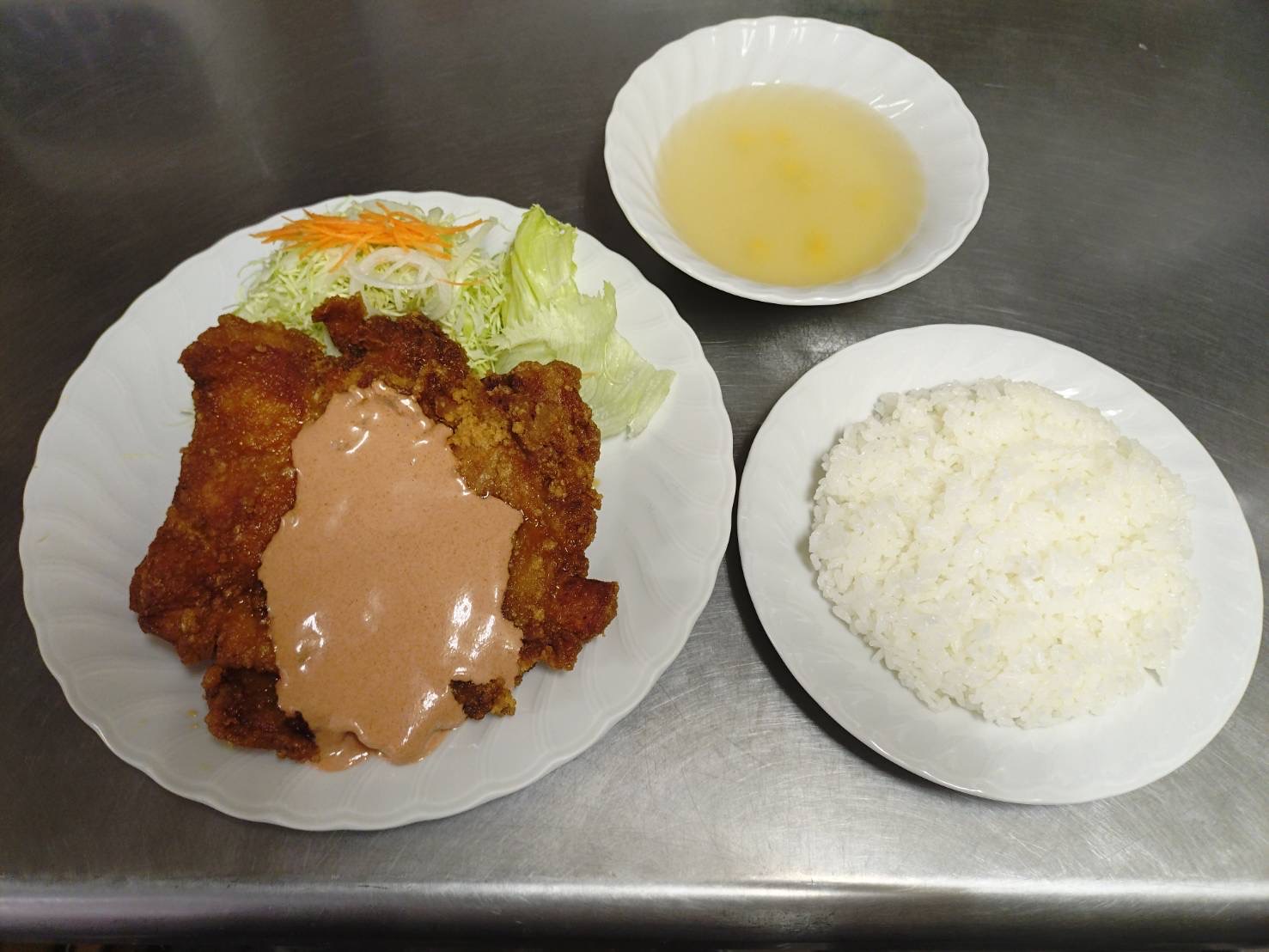 鳥心本店のチキンナンバン定食