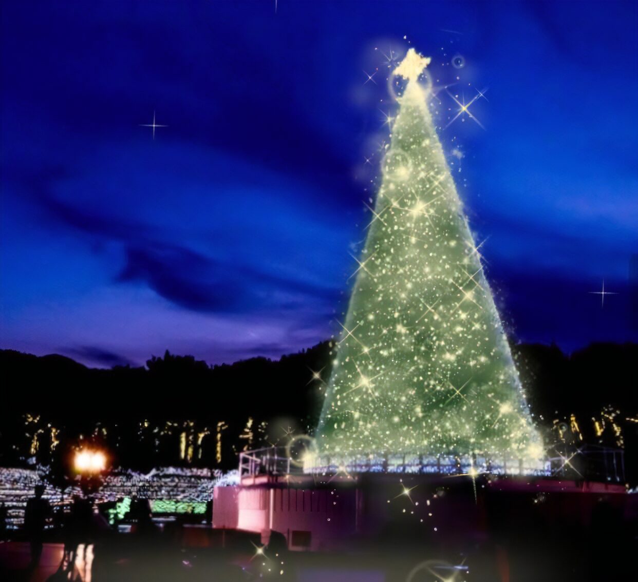 ゴールドツリー点灯式