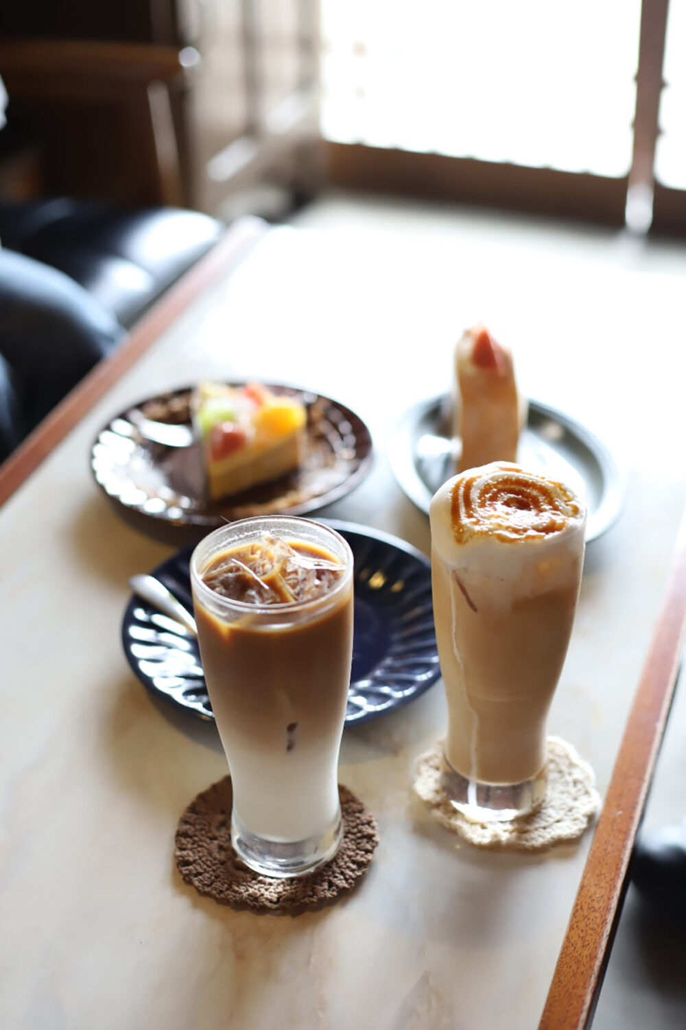 ハナあかりのケーキとドリンク