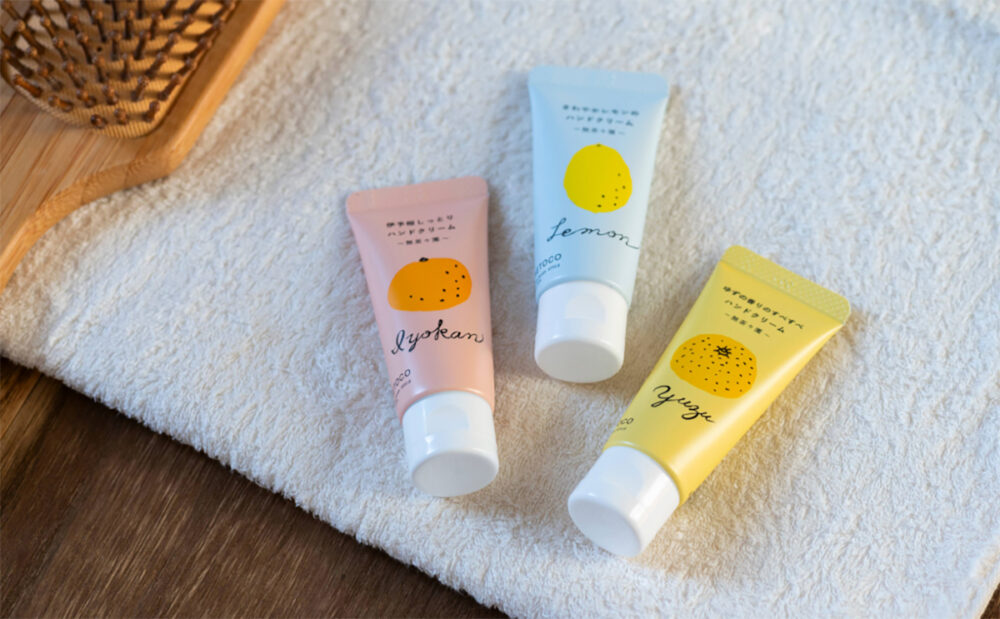 無茶々園・yaetocoのハンドクリームシリーズ