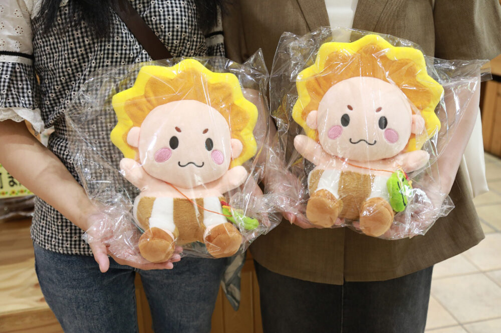 まんのう町土産のマスコットキャラクター・まんテンちゃん