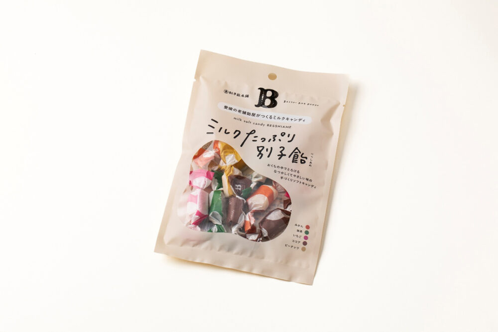 リニューアルパッケージの別子飴