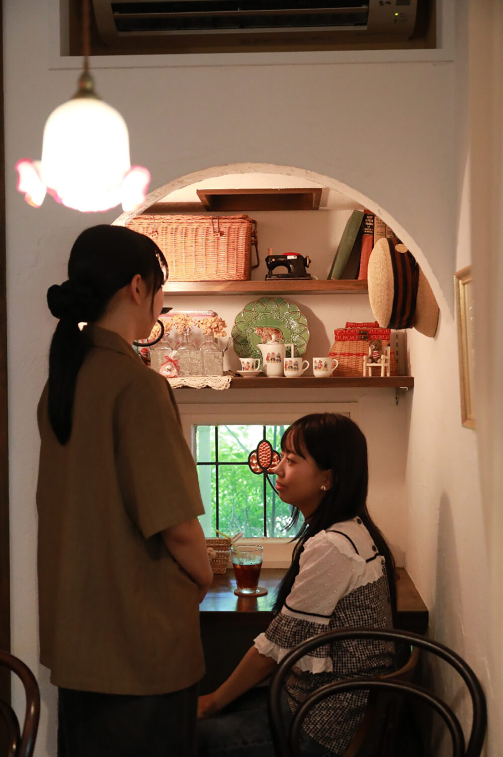 Cafe A littleのアルコーブ席