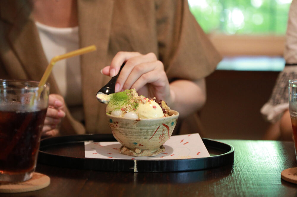 Cafe A littleの和パフェ