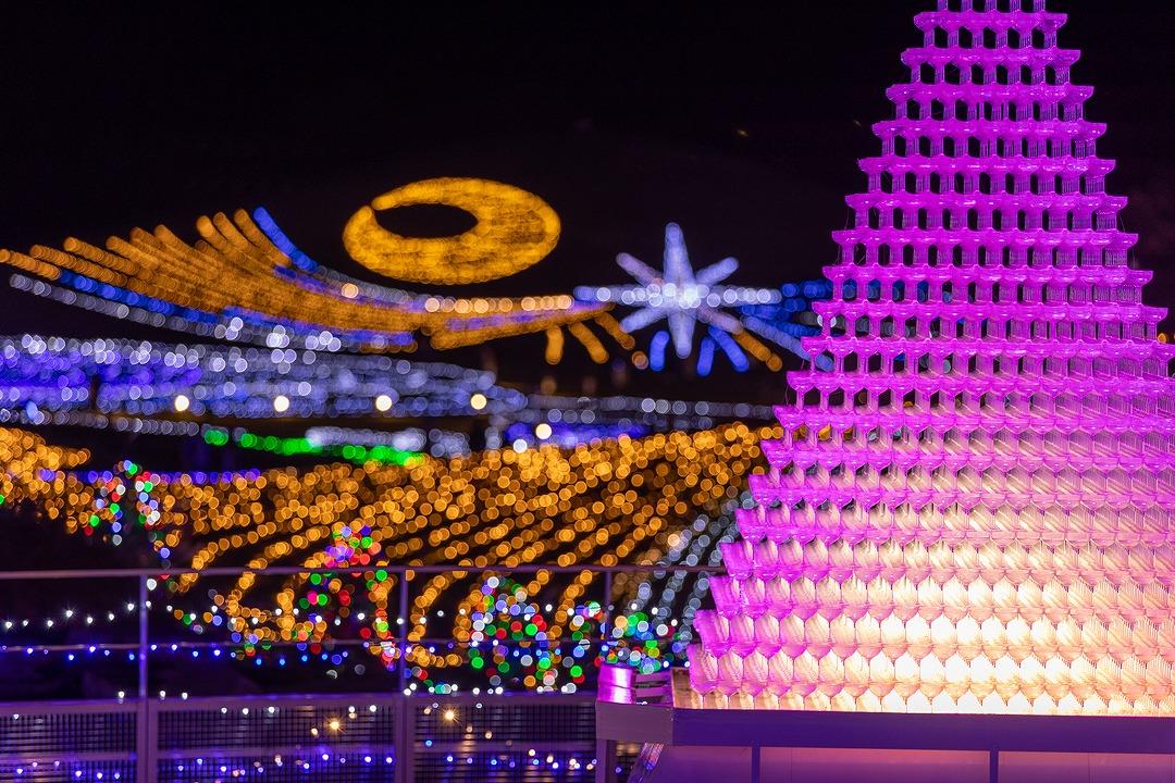 まんのう公園 シャンパンタワー