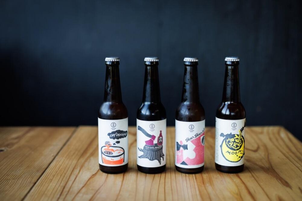 「KAMIYAMA BEER」で販売されているビール