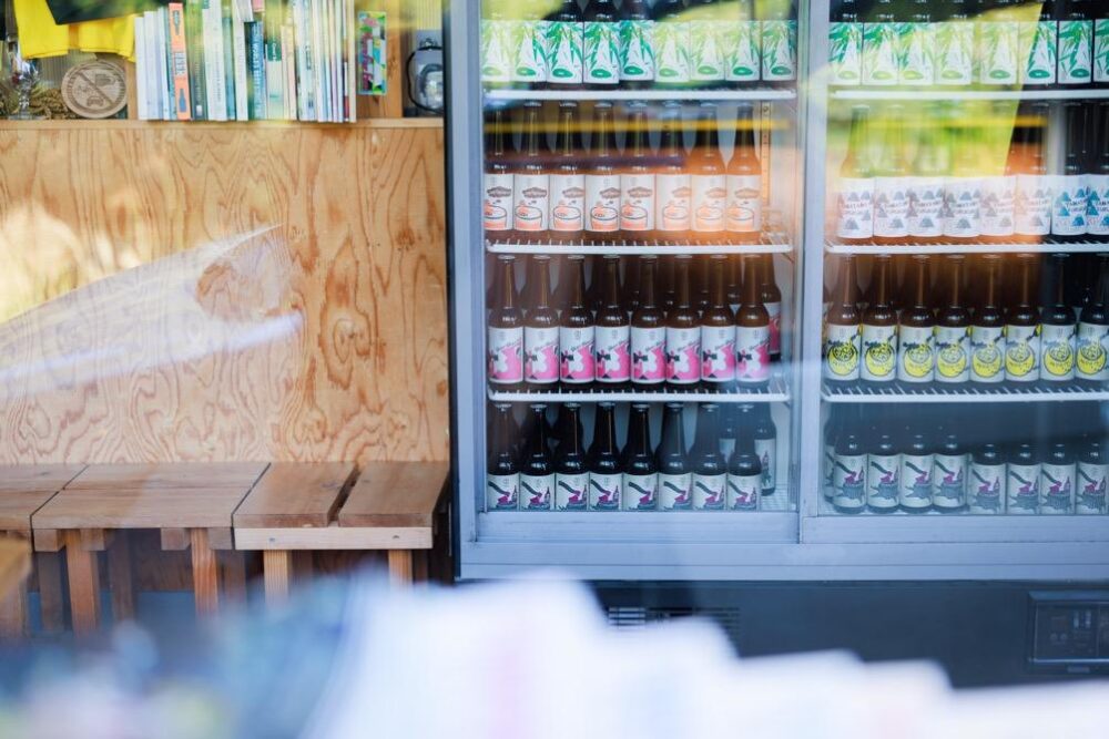 「KAMIYAMA BEER」に並ぶビール