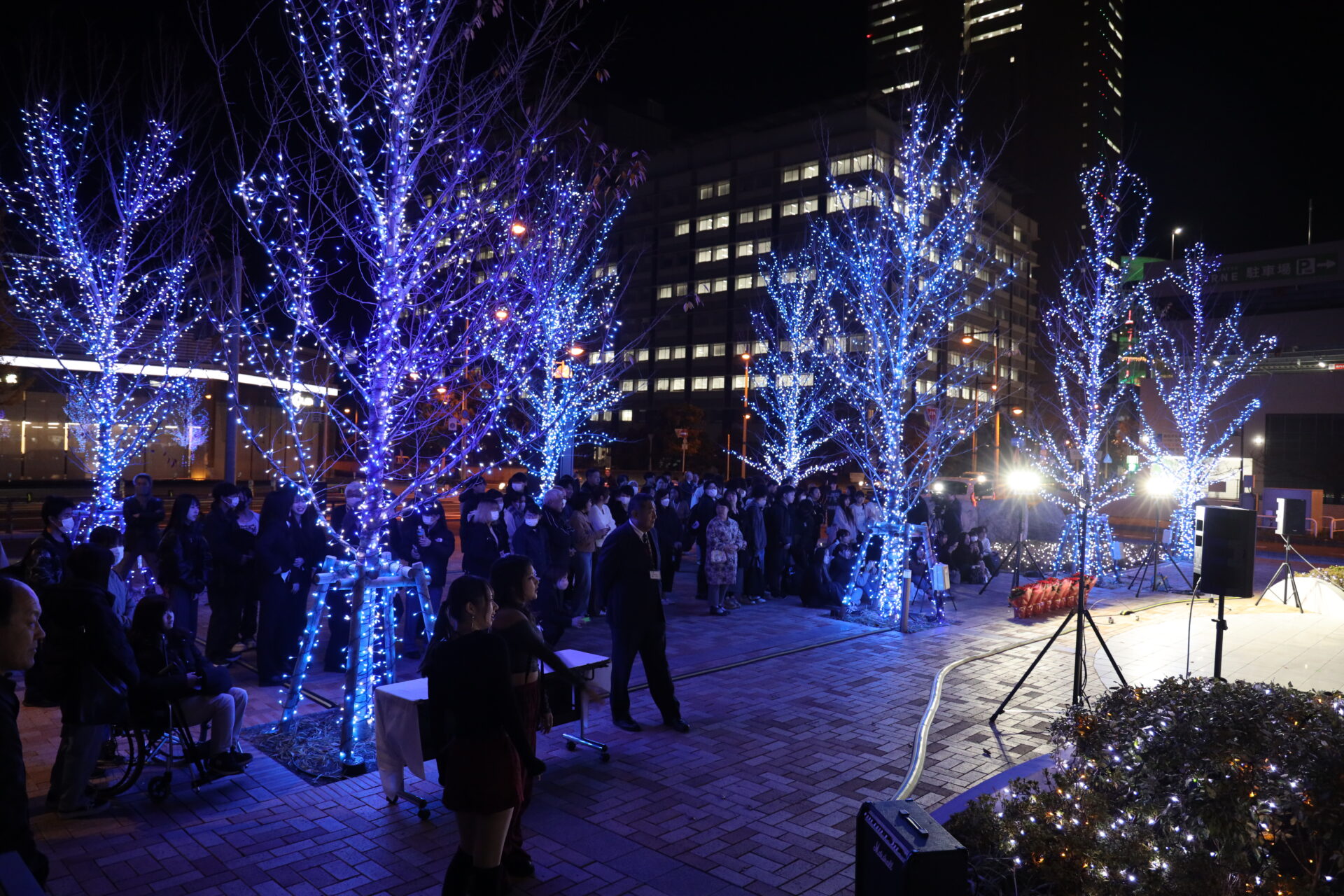 徳島文理大学 高松駅キャンパス点灯式
