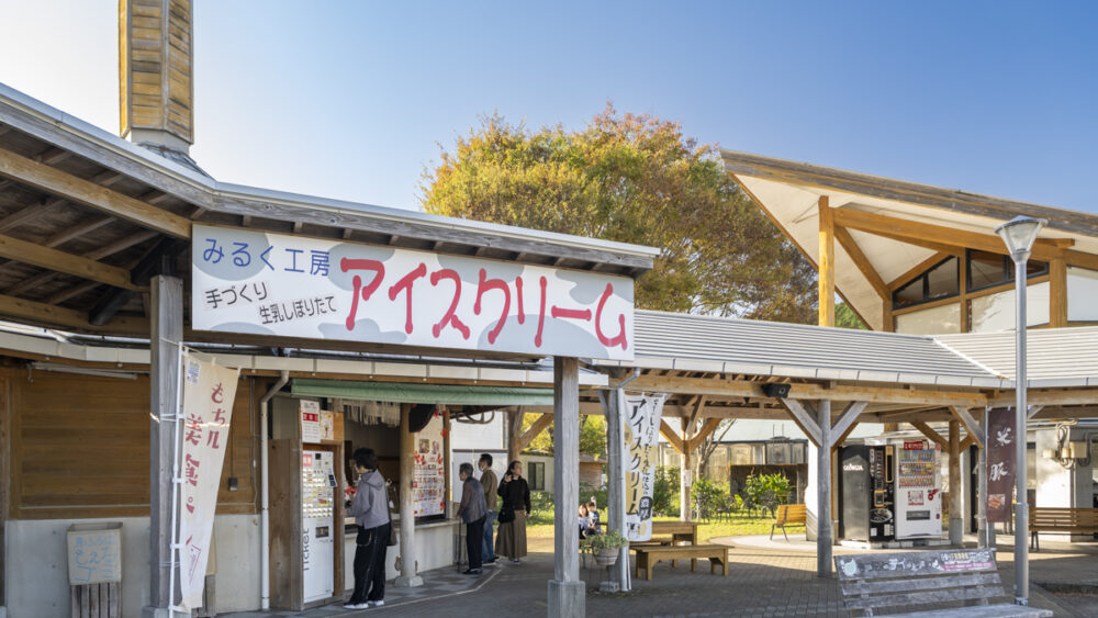 仁井田米アイスがあるアイスクリーム屋さん