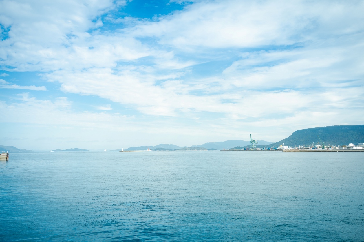 高松港からの景色 