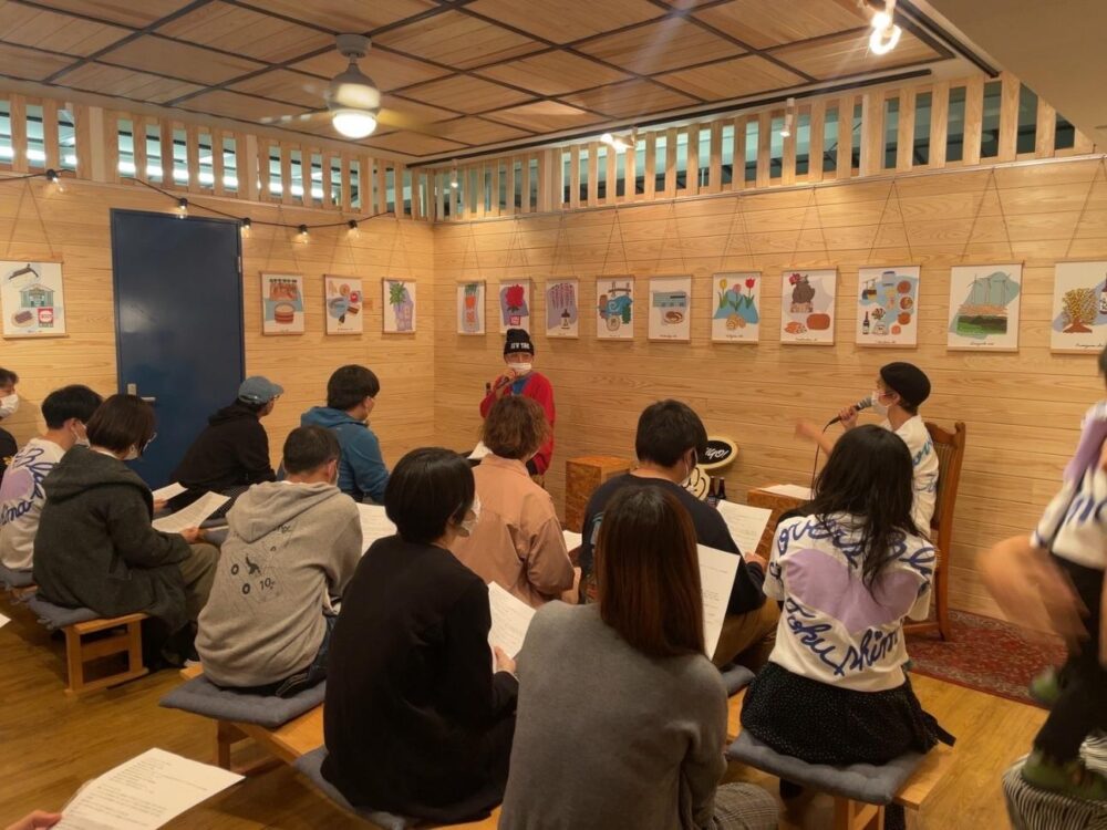 「OLUYO」で開かれたイベントの様子