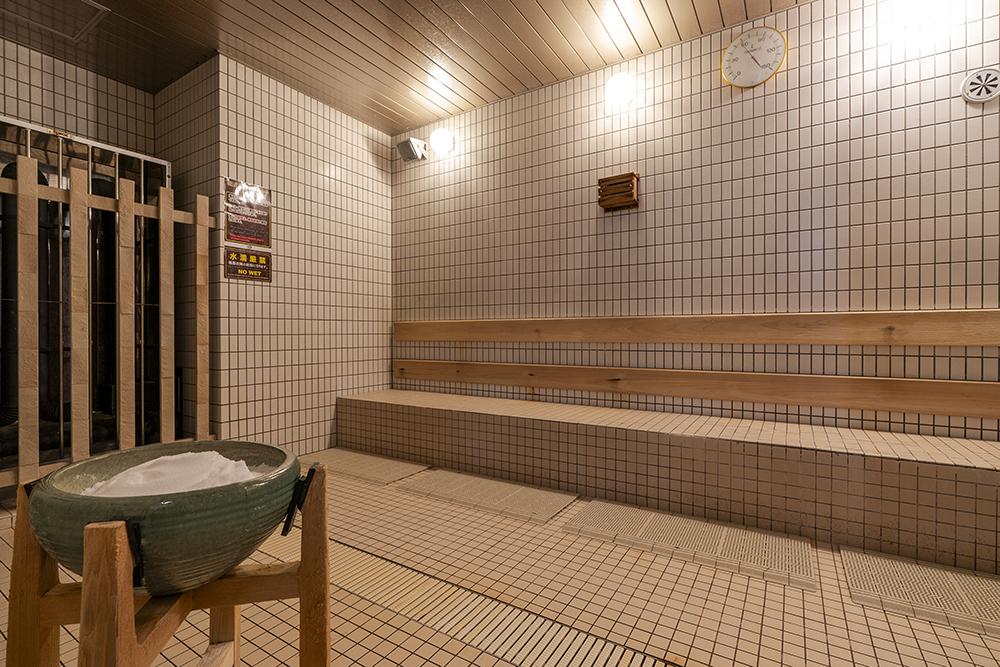 亀ヶ池温泉の塩サウナ